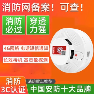 赋励智能JTY-GM-FL251-4G烟雾报警器连手机消防专用联网报警器