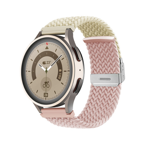适用华为gt4/gt5表带编织尼龙watch3/4pro/bus个性41mmGT