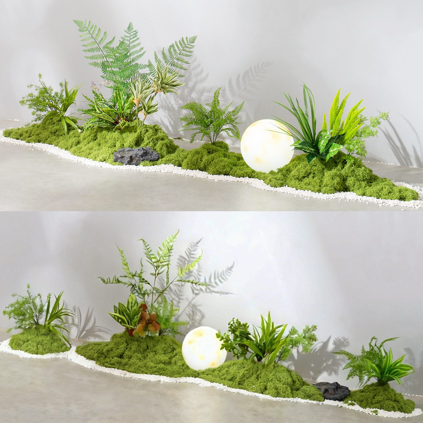 仿真绿植造景室内楼梯下植物微景观装饰橱窗软装商业花艺苔藓布置,鲜花速递/花卉仿真/绿植园艺,仿真绿植,淘宝优惠券,粉丝福利购,淘宝优惠卷