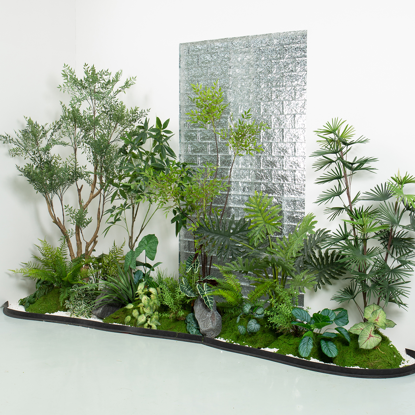 大型花槽仿真绿植造景商业软装