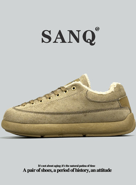 高端美国单外贸棉鞋加绒加厚勃肯鞋冬季保暖抗寒男士板鞋复古男鞋