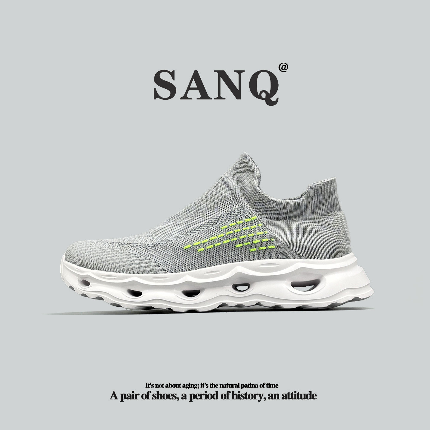 高端瑞士单外贸男鞋飞织弹力一脚蹬健步鞋男女同款网布鞋男懒人鞋,流行男鞋,时尚休闲鞋,淘宝优惠券,粉丝福利购,淘宝优惠卷