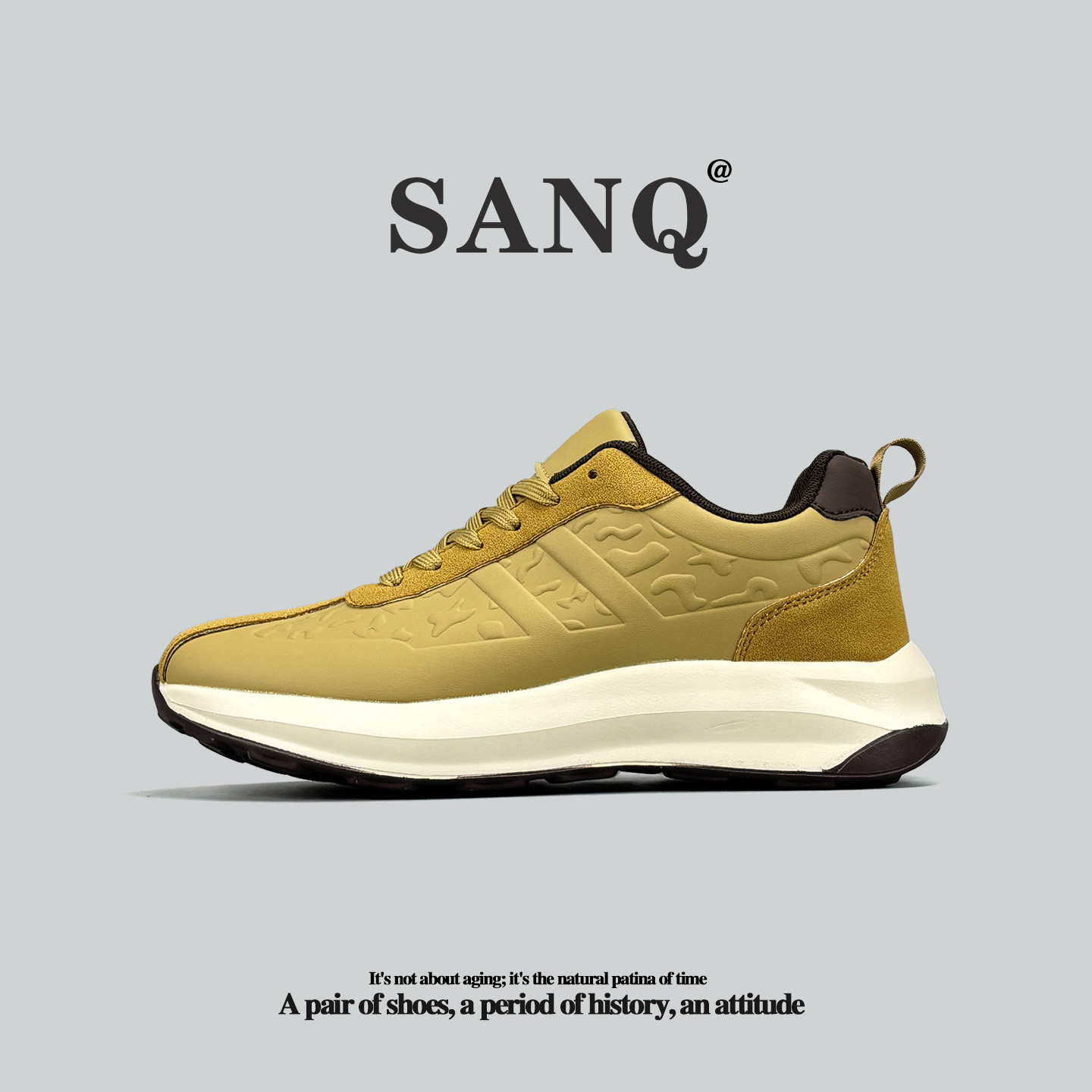 外贸男鞋全皮面防水通勤运动鞋