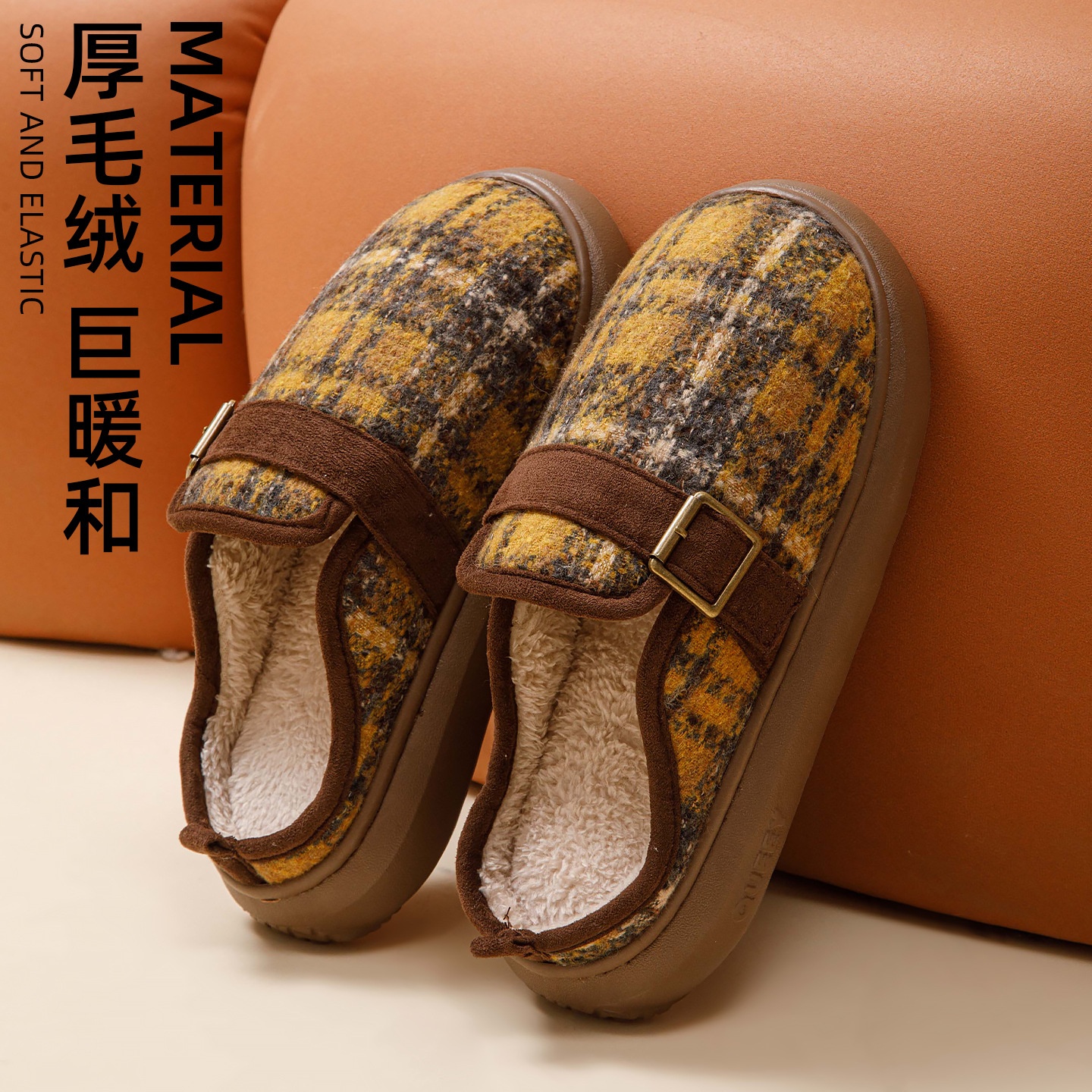 棉拖鞋女冬季加绒保暖家用防滑静音抑菌防臭包头棉拖2025新款男士