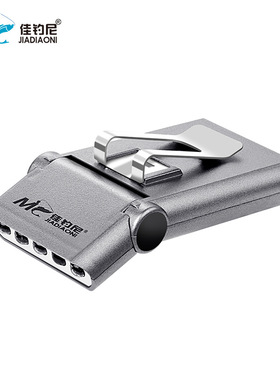 佳钓尼LED头灯感应夹帽灯夜钓灯头戴式充电钓鱼灯户外强光手电筒