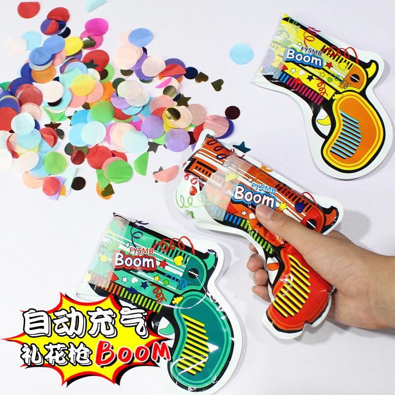 Inflatable confetti gun for birthdays, graduation ceremonies图片