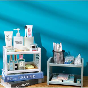 Layer Bedroom Cosmetic Desktop Office Double and Organizer