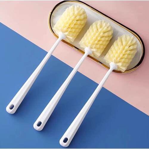 Long-handled cup brush for household use, ideal for cleaning