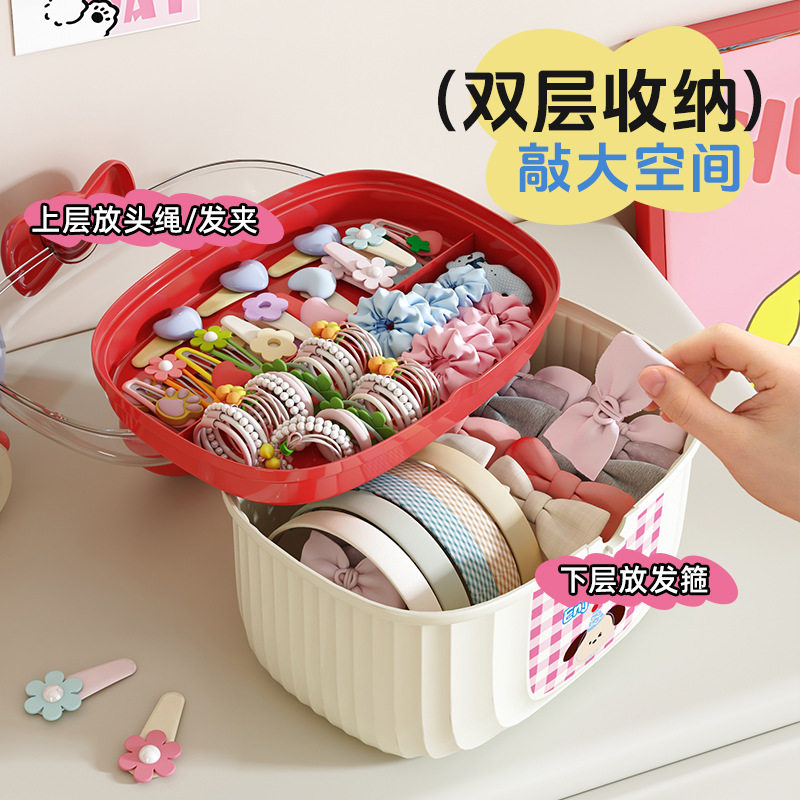卡通小女孩饰品收纳盒图片