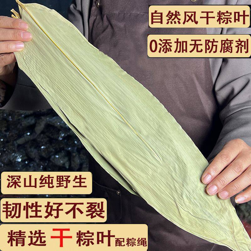 粽叶新鲜干粽叶批发端午节家用粽子纯天然野生竹叶叶子棕子叶商用