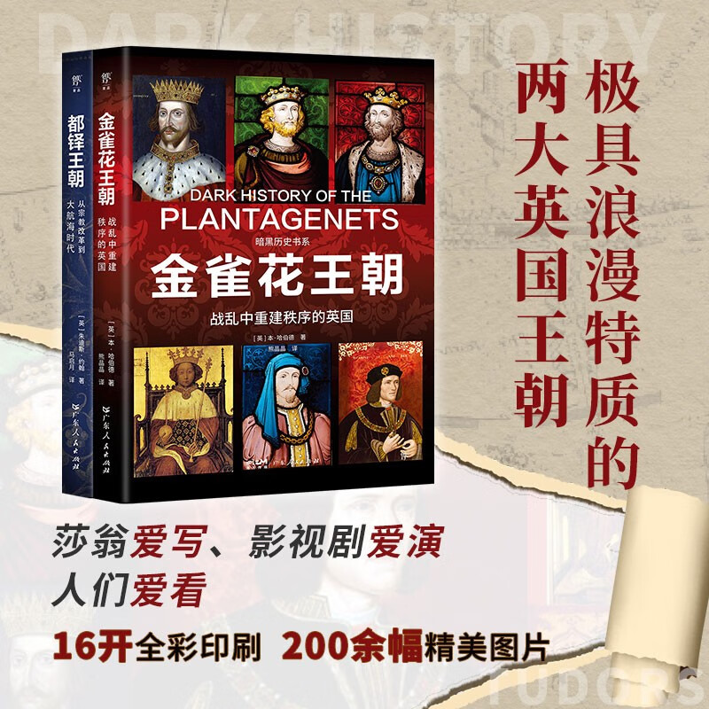 暗黑历史书系 都铎王朝+金雀花王朝 本·哈伯德 著 历史