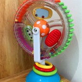 摇铃益智旋转摩天轮宝宝风车婴儿童餐桌椅推车吸盘玩Z具喂饭哄娃