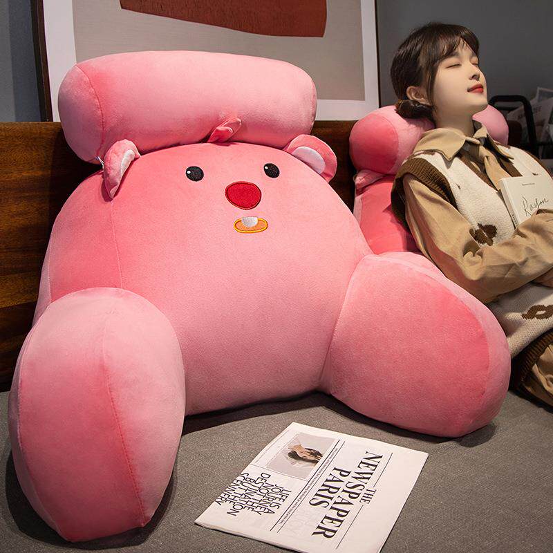 loopy床上靠垫靠枕抱枕腰靠护腰靠背送女友露比枕头露比loopy