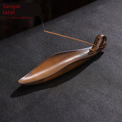 美真香彷古陶瓷线香炉香插熏香炉家用室内卧香盒檀香沉香香器香座