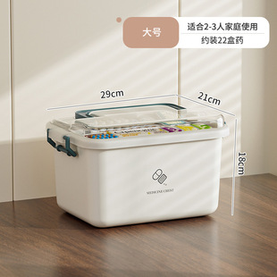 宠物药箱儿童密封学生宿舍医疗箱家用超大收纳常备物品大小柜