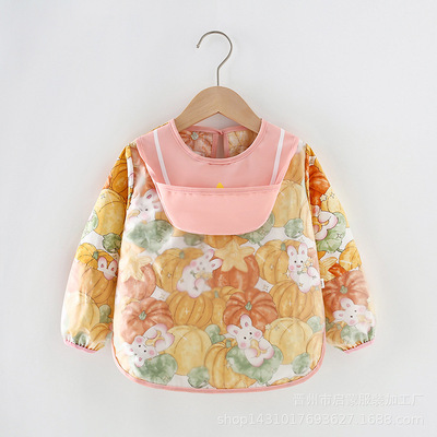 婴儿围兜辅食罩衣专用裙女围裙