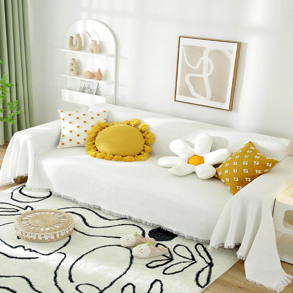 防滑沙发盖布通用专用罩盖卡通防猫轻奢风沙发垫毯子式垫毯套简约,居家布艺,万能盖巾,淘宝优惠券,粉丝福利购,淘宝优惠卷