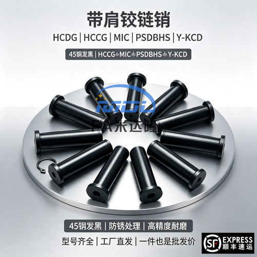 带肩铰链销轴卡簧销HCDG MIC01 MIE01 CLBDG5 6 8 10 12 15 20 25