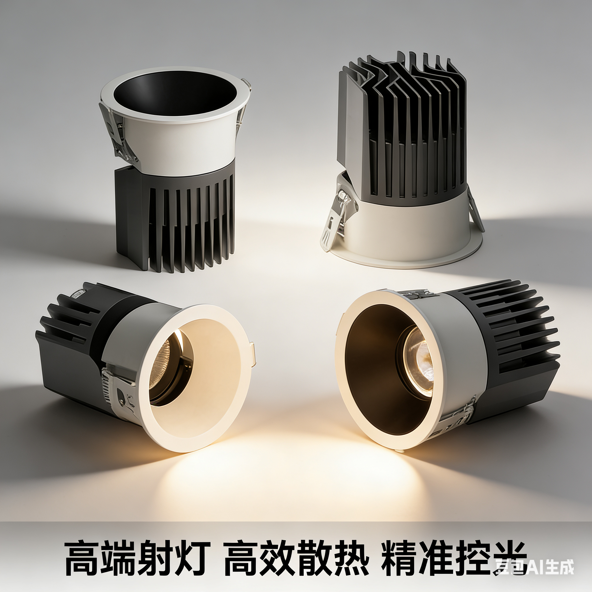 LED嵌入式防眩射灯精准控光