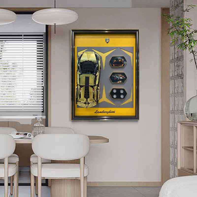 客厅玄关现代装饰画创意赛车3d立体玄关挂画餐厅壁画卧室墙