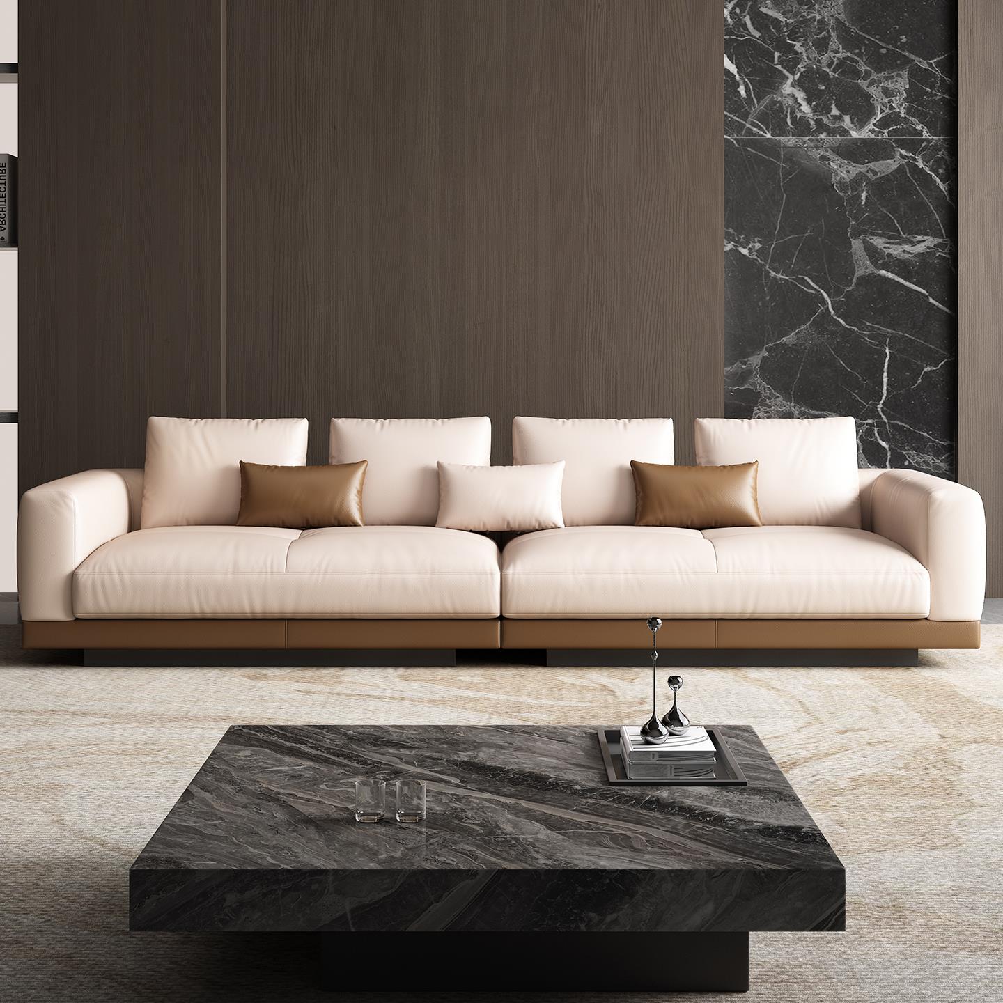 办公室沙发商务接待会议室会客洽谈酒店老板大堂客厅高档沙发茶几