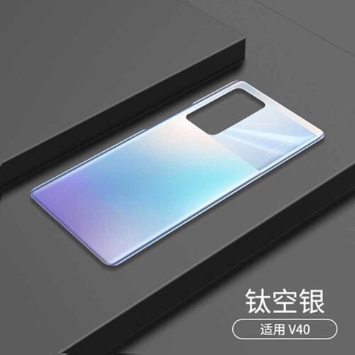 适用于华为荣耀V40玻璃后盖v40手机后屏外壳电池盖 无标
