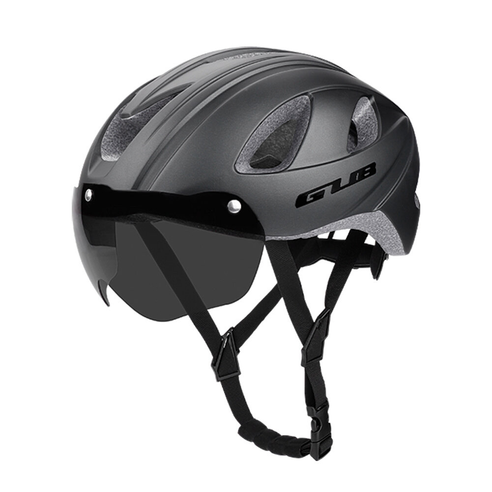 GUB 山地公路自行车带风镜专业超轻骑行带灯头盔男女安全帽子装备