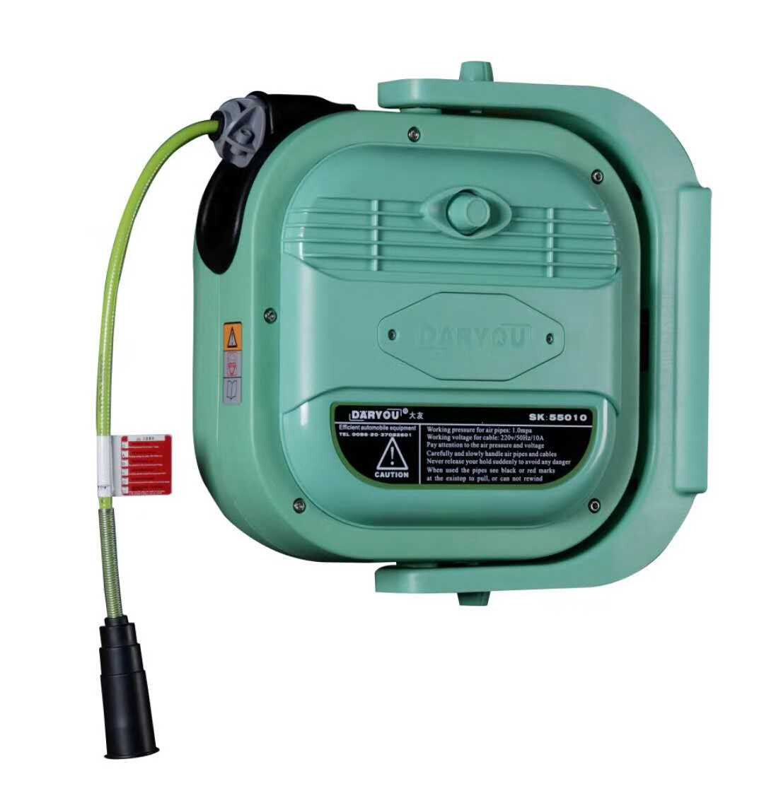 汽车保养轮胎汽修工位使用大友气鼓电鼓水鼓卷管器10米厂家直发