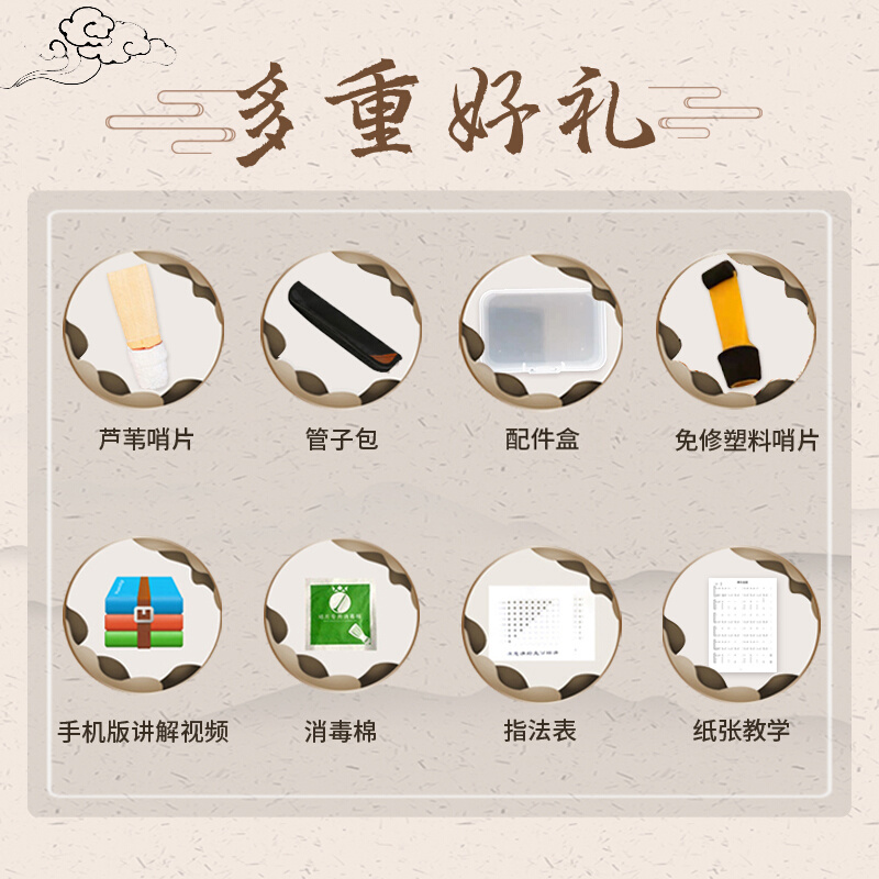 王家彪管子乐器初学者成人笛子管乐民族乐笛专业演奏乌木催泪管子