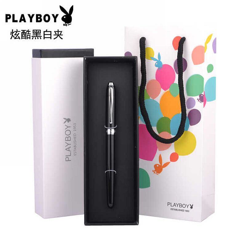 playboy/花花公子正品美国花花公子学生钢笔 学生特细钢笔  美工