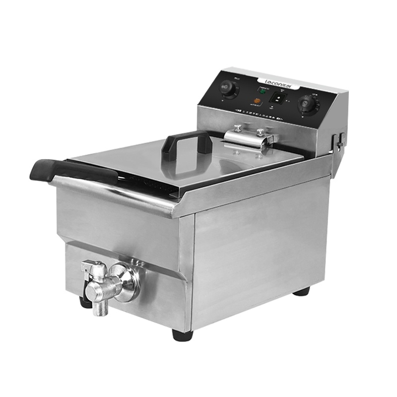 电炸锅商用电炸炉单缸燃气炸鸡排薯条油条设备油炸机器油炸锅