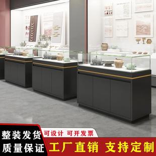 亮光烤漆博物馆展示柜字画玻璃展柜公司企业展厅样品柜展览陈列柜