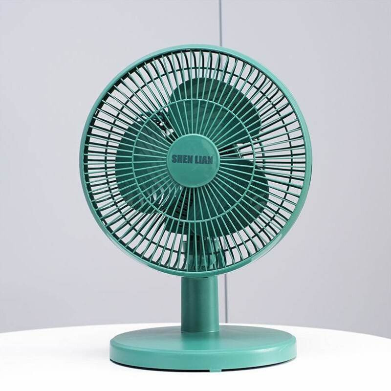立式电风扇迷你学生台扇家用台式摇头夹扇床上小型宿舍静音风扇