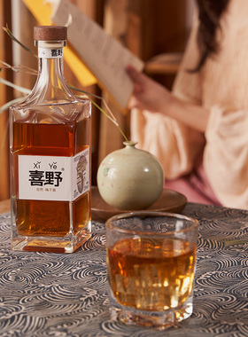 喜野 青梅酒果酒微醺少女酒630ml鲜果纯酿聚餐伴手礼本格梅子酒