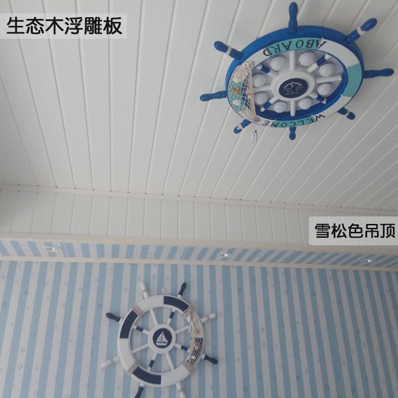 板材生态板木浮雕板墙裙护墙板 阳台吊顶背景墙 木塑隔断幼儿园环