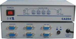 CA204 2进4出 VGA切换分配器 二进四出 VGA切换器 分配切换器