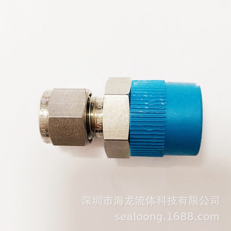 Swagelok不锈钢直通卡套接头 SS-400-1-6