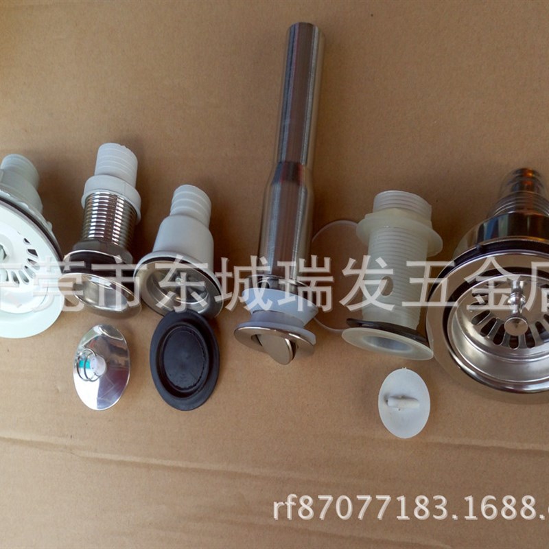 洗菜盆下水头不锈钢盆下水器陶瓷瓶洗手盆去水头玻璃盆瓷盆下