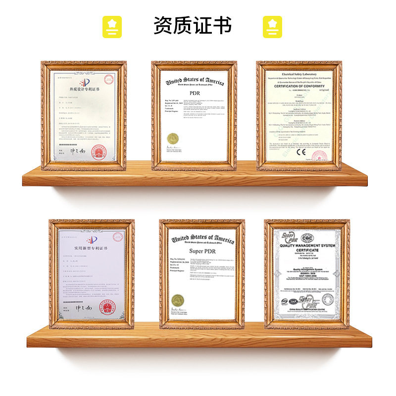 Super PDR 汽车凹陷修复工具冰雹坑修复钣金凹陷修复工具撬棍套装