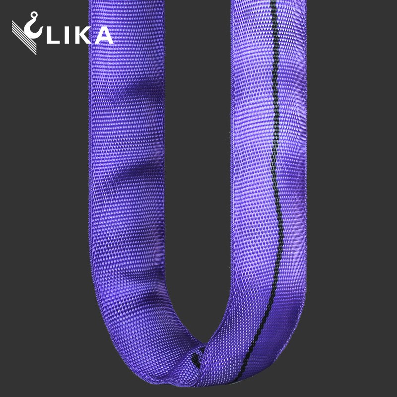 吊装带环形 起重吊带 圆 柔性吊带 1吨 起重布带彩色涤纶圆形