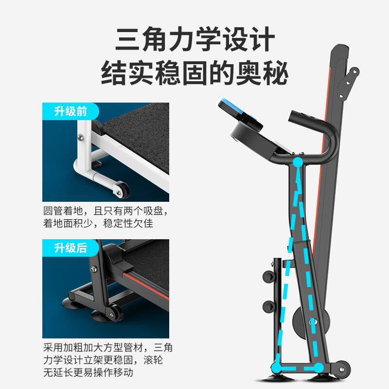 跑步机成人家用懒人简易可折叠老人出租房学生版减大肚子器材机械