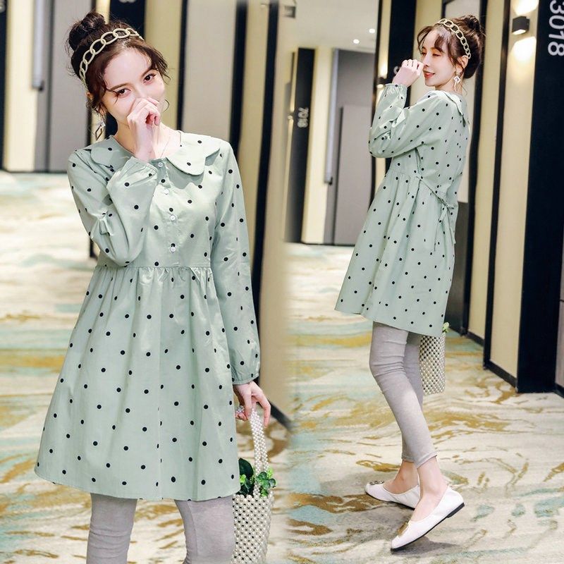 孕妇秋装套装时尚2024新款上衣春秋款宽松裙子早秋季高级感连衣裙