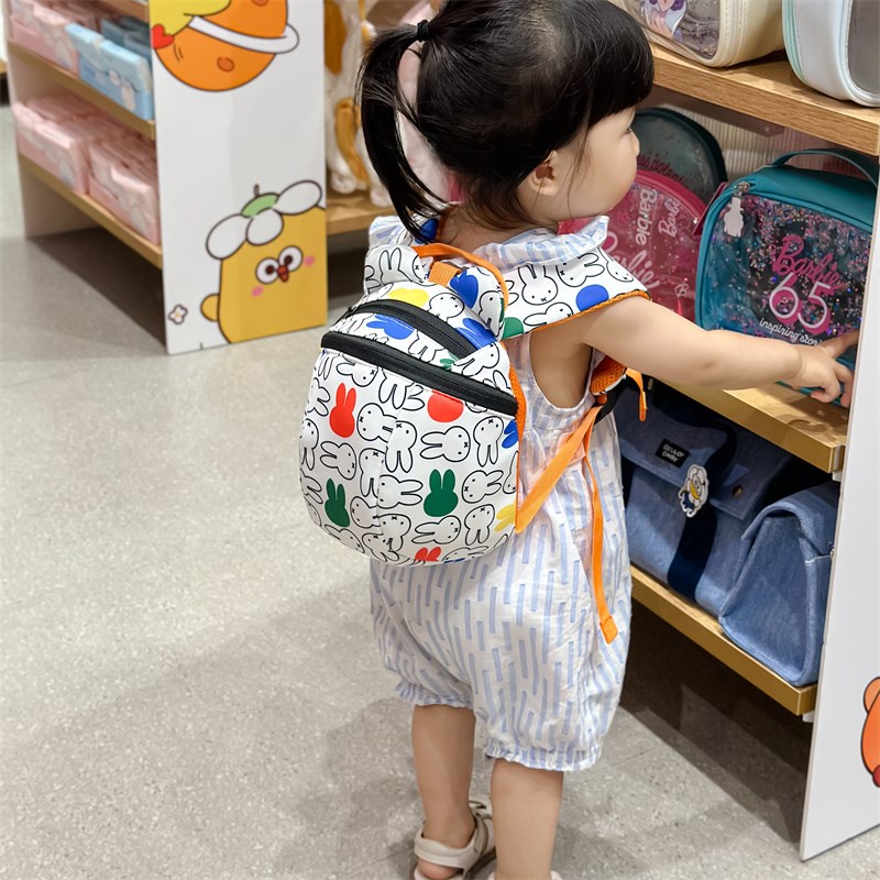2024新款婴儿背包儿童卡通双肩托班迷你小书包宝宝出游Z轻便防丢