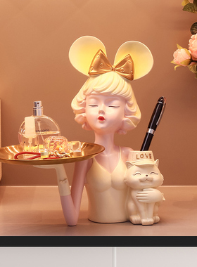 创意钥匙收纳玄关摆件家居装饰品入户进门口客厅鞋柜乔迁新居礼品