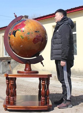 地球仪摆件办公室落地纯铜工艺品客厅装饰毕业送礼物公司开业礼品