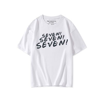 Friendsforever老友记周边莫妮卡SEVEN! 重磅美式T恤