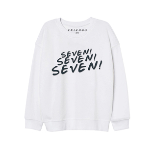 Friendsforever老友记官方限量周边同款莫妮卡SEVEN!卫衣帽衫