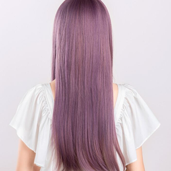 假发女中长发长卷发自然刘海蓬松空气卷大波浪圆脸cos全头套发型