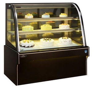 蛋糕展示柜 保鲜柜 2米单圆弧大理石蛋糕柜 金菱蛋糕柜