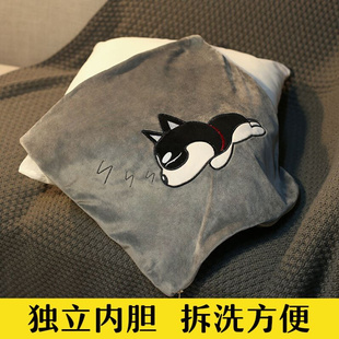 抱枕套45x45靠垫套子不含芯50x50网红40x4P0靠背垫内胆套阳台飘窗
